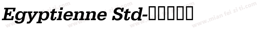 Egyptienne Std字体转换